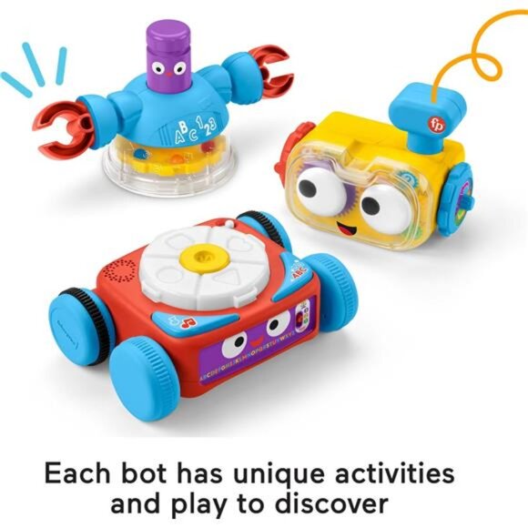 Baby Toddler & Preschool Toy, 4-in-1 Learning Bot with Music Lights & Smart - Picture 5 of 7